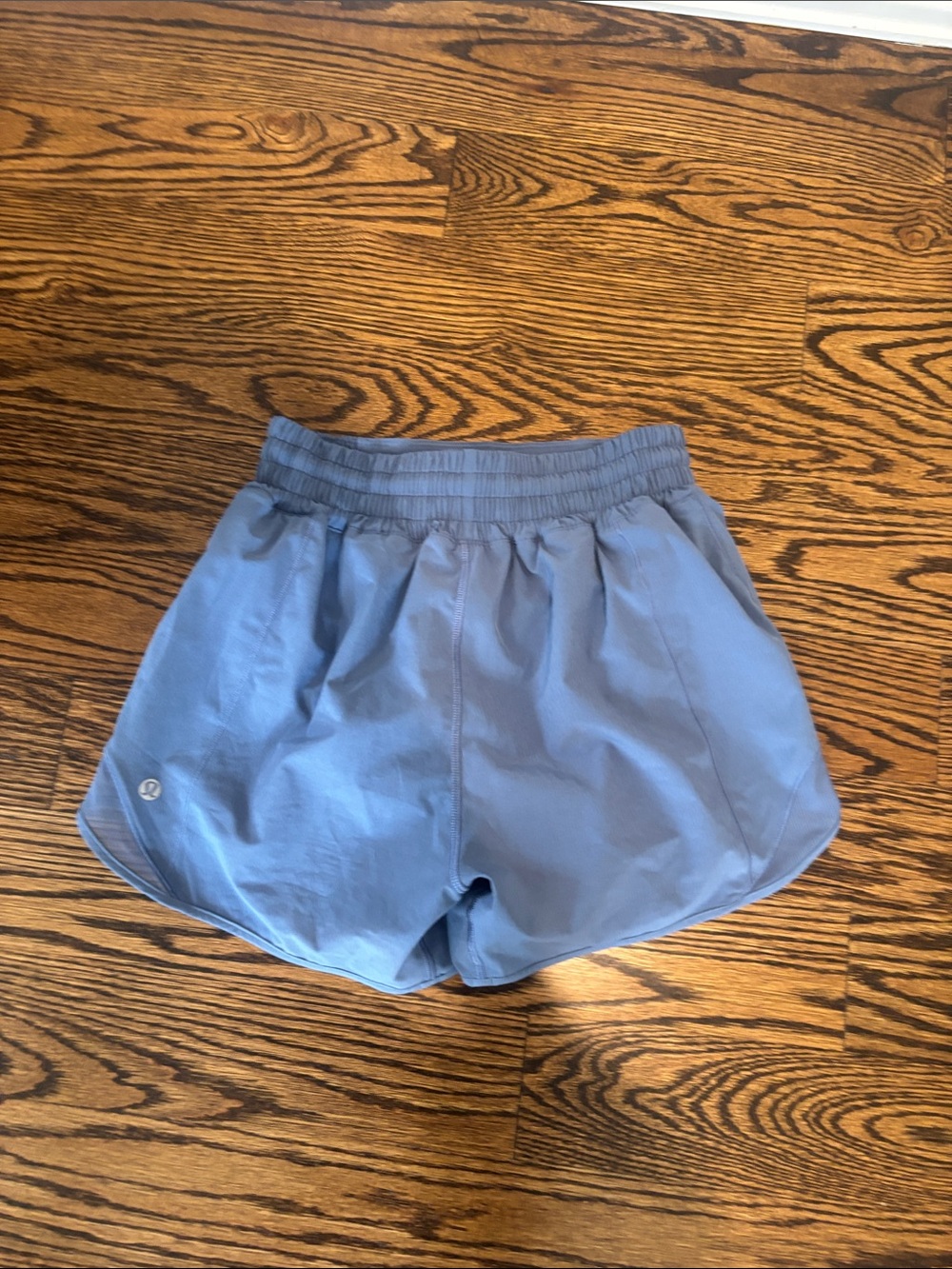 lululemon athletica Hotty hot dusty blue women's athletic shorts
